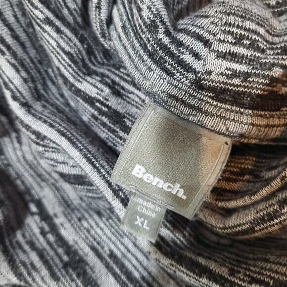 Bench Heathered Gray Cowl Neck Sweater - Size Extra Large - Picture 5 of 8